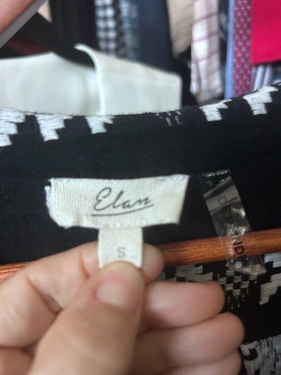 Black and white Elan Cover Up Dress Sz Small - Picture 2 of 3